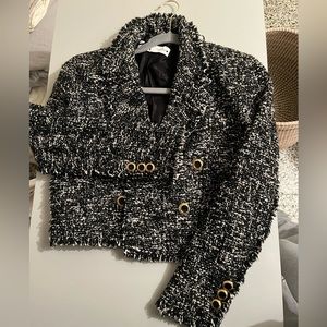 Zara cropped blazer